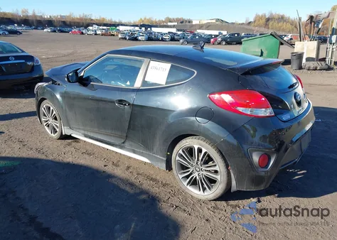 2016 Hyundai Veloster Turbo from USA, damaged, VIN KMHTC6AEXGU294006